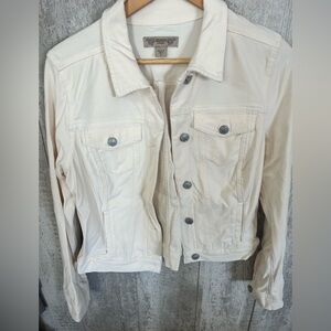 Vintage America Off-White Denim Jacket